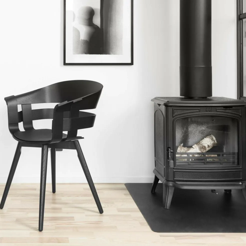 Wick Armlehnstuhl Gestell Holz