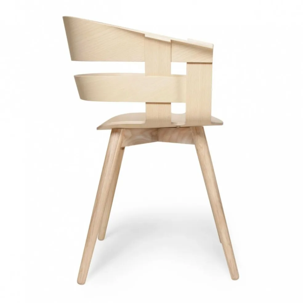 Wick Armlehnstuhl Gestell Holz