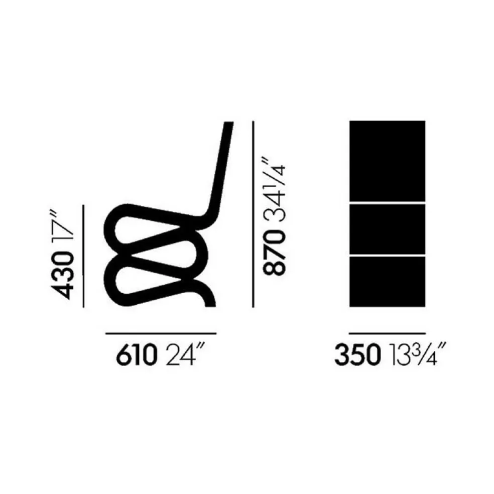 Wiggle Side Chair Stuhl