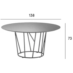 Wild Gartentisch Ø138cm