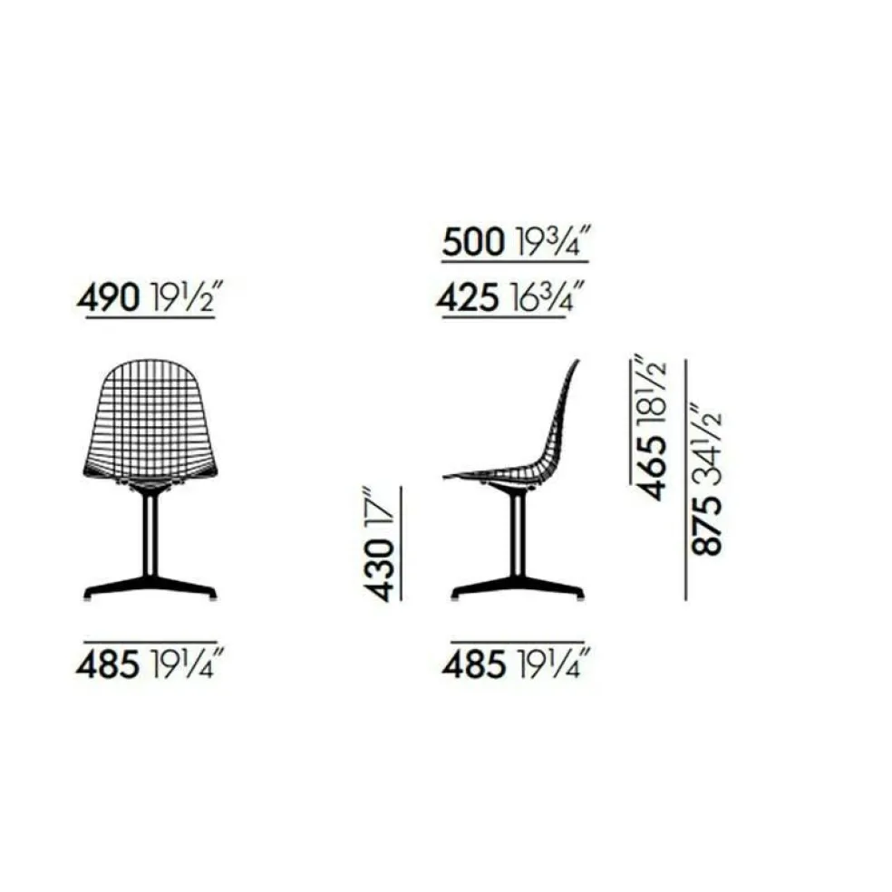 Wire Chair DKL Stuhl