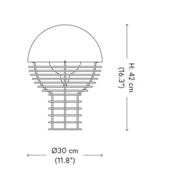 Wire Tischleuchte Ø 30cm