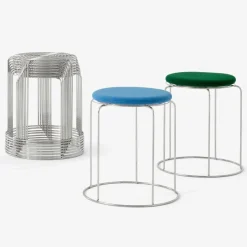 Wire VP11 Hocker mit Sitzauflage