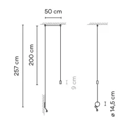 Wireflow FreeForm 0347 LED Pendelleuchte