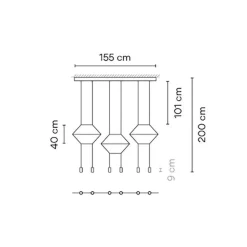 Wireflow Lineal 0325 LED Pendelleuchte