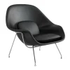 Womb Chair Relax Gestell verchromt Leder