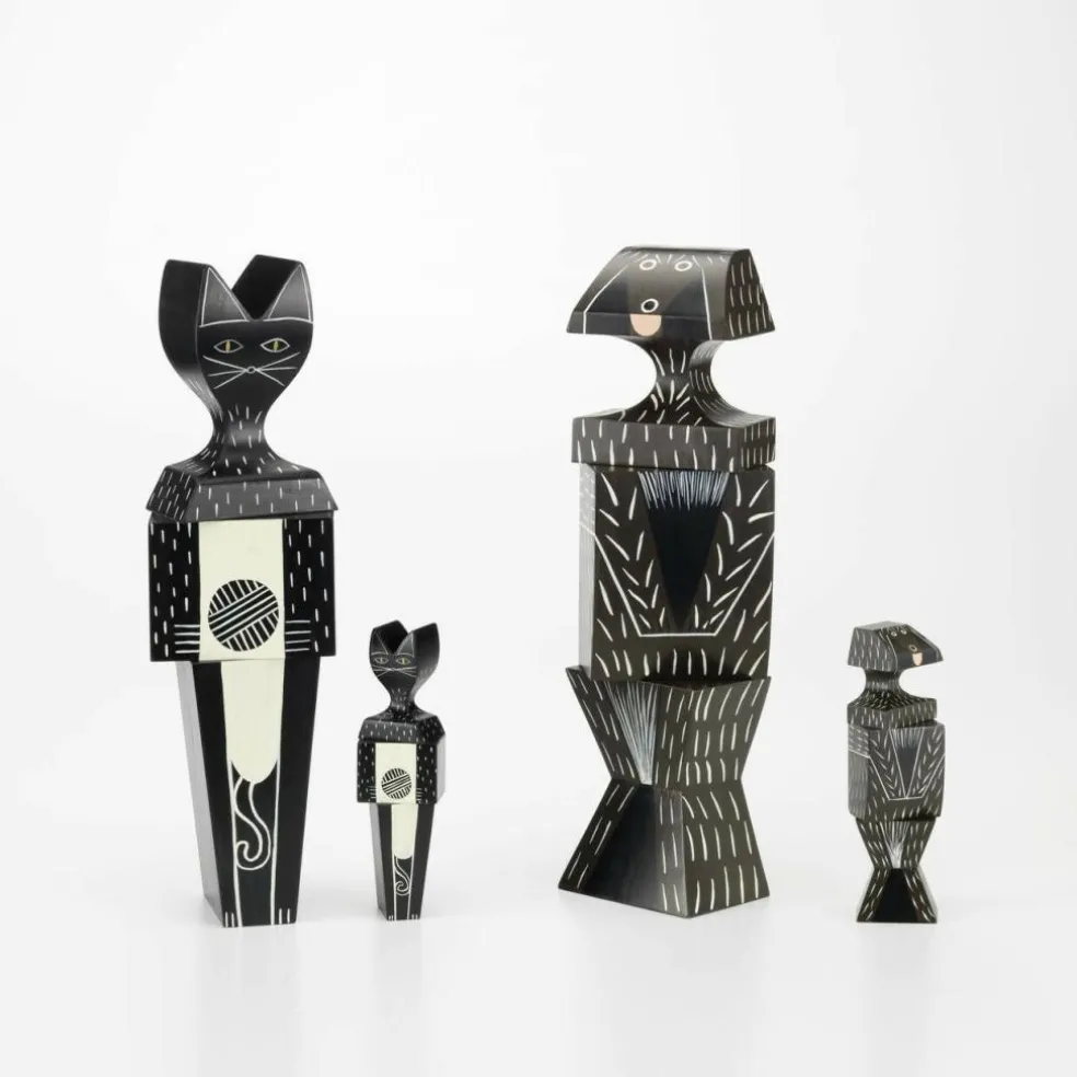 Wooden Doll Cat Holzpuppe