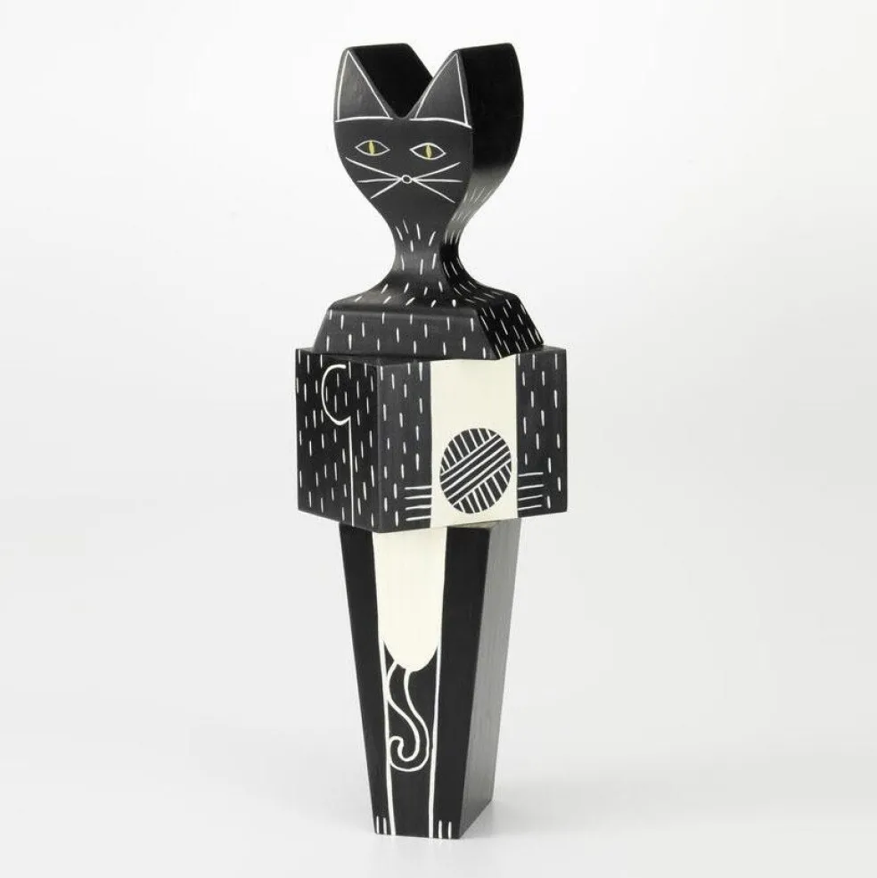 Wooden Doll Cat Holzpuppe