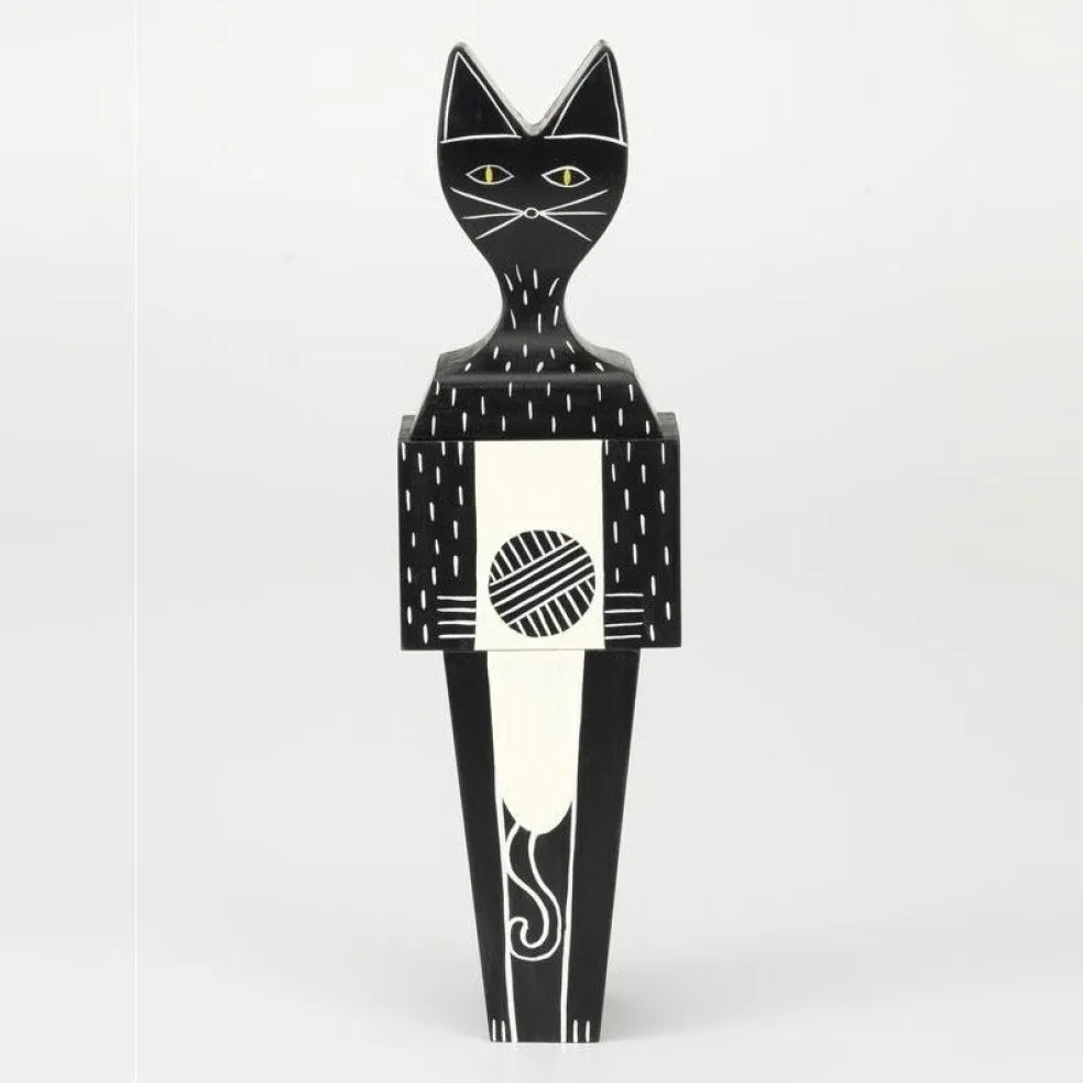 Wooden Doll Cat Holzpuppe