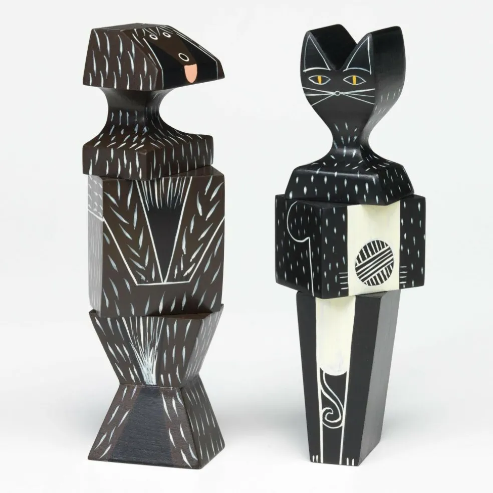 Wooden Doll Cat Holzpuppe