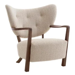 Wulff ATD2 Lounge Chair Gestell Walnuss