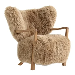 Wulff ATD2 Lounge Sessel Gestell Eiche