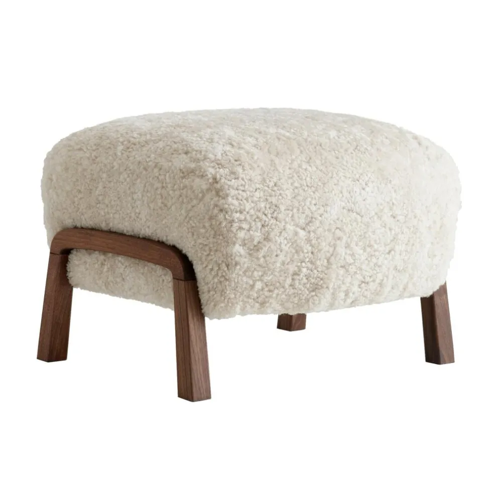 Wulff ATD3 Pouf Gestell Walnuss