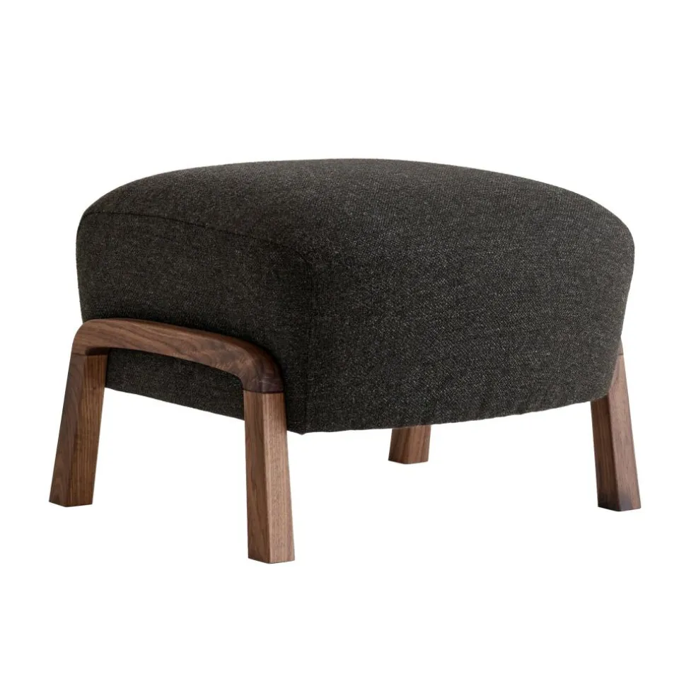 Wulff ATD3 Pouf Gestell Walnuss