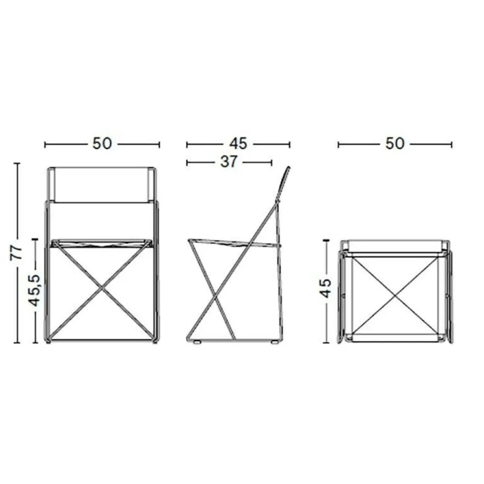 X-Line Gartenstuhl feuerverzinkt