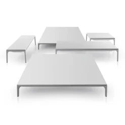 Yale Low Couchtisch quadratisch