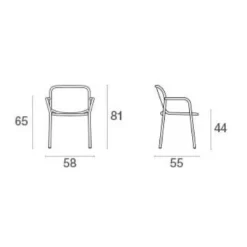 Yard Gartenarmlehnstuhl