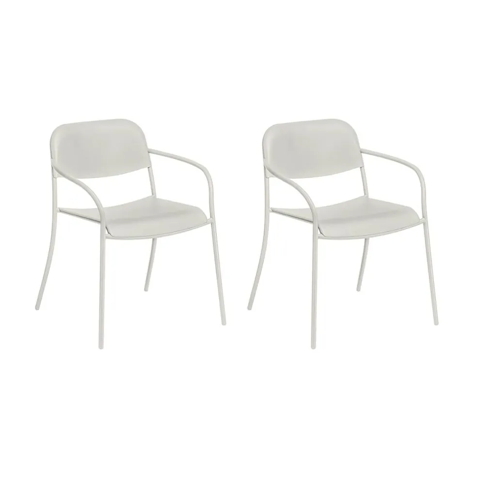 Yua Outdoor Armlehnstuhl 2er Set