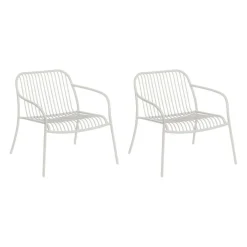 Yua Wire Garten Loungesessel 2er Set
