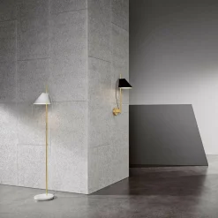 Yuh LED Stehleuchte Messing