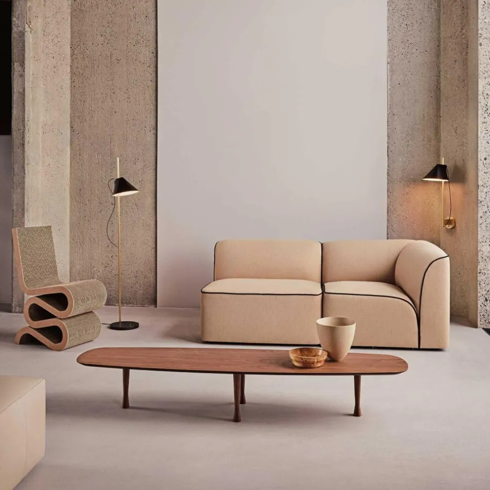 Yuh LED Wandleuchte Messing