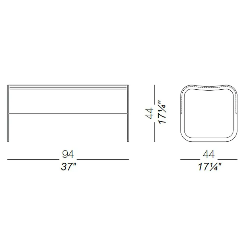 Za-2 S13 Bank Gestell stapelbar schwarz