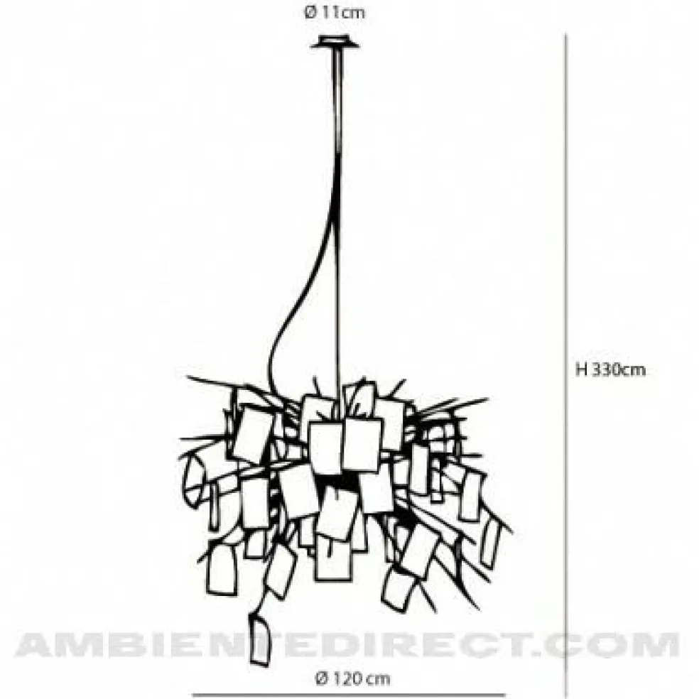 Zettel'z 5 Pendelleuchte Ø120cm