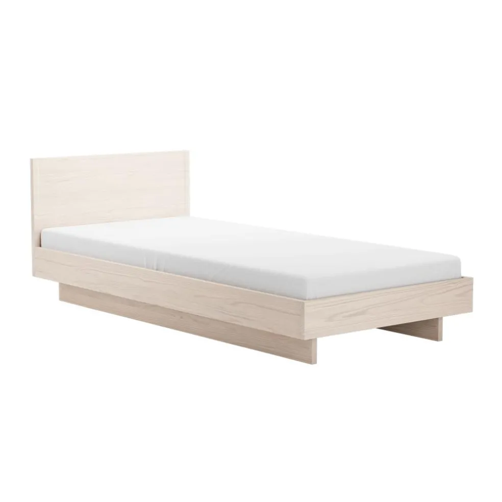 Zians XSmall Einzelbett 90x200cm mit Kopfteil und durchgehendem Bein